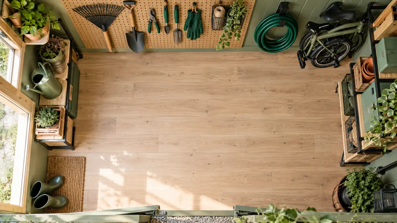 Aménagez votre abri de jardin : le rangement vertical libère jusqu’à 40 % du sol