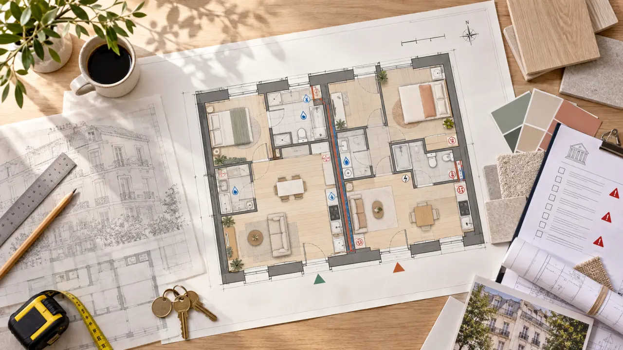 Diviser un appartement en deux : les travaux qui peuvent bloquer la location ou la revente