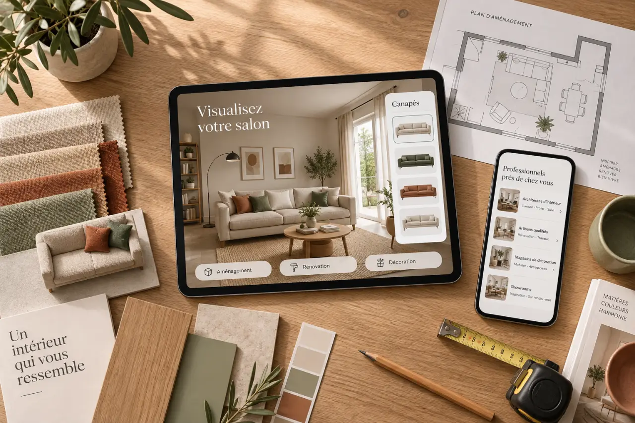 Application d’aménagement intérieur : visualisez votre salon avant d’acheter un canapé
