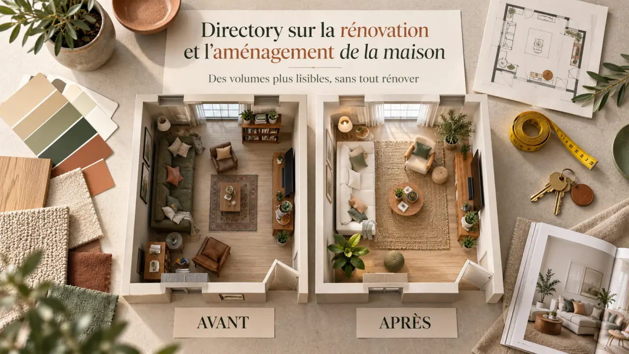 Home staging avant/après : des volumes plus lisibles, sans tout rénover