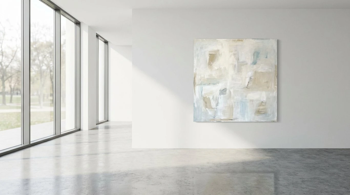 Salon lumineux rénové